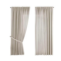 SCHLAUFENGARDINE 2ER SET »Jena« HxB 250x300 cm Sand - Sandfarben, Textil (300/250cm) - Gardinenbox