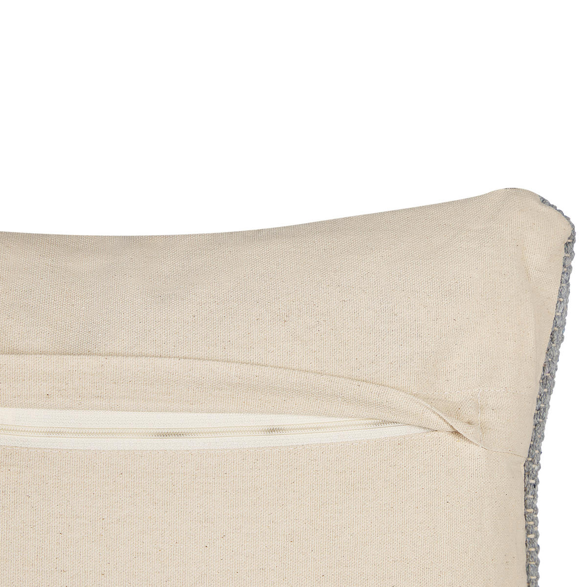 DEKOKISSEN 2er-Set Orange 50/30 cm Inula - Orange, Naturmaterialien/Textil (50/30cm) - Beliani