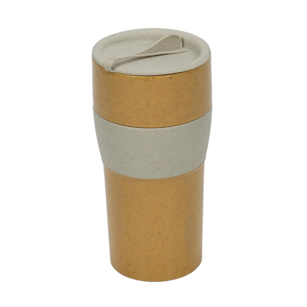 THERMOBECHER Aroma To Go Xl Nature desert sand 700 ml 9,7/9,2/18,5 cm - Beige, Kunststoff (0.7L) - KOZIOL