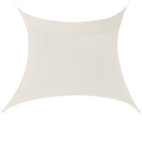 SONNENSEGEL Lerma quadratisch - Sandfarben, Textil (400/400cm) - [en.casa]