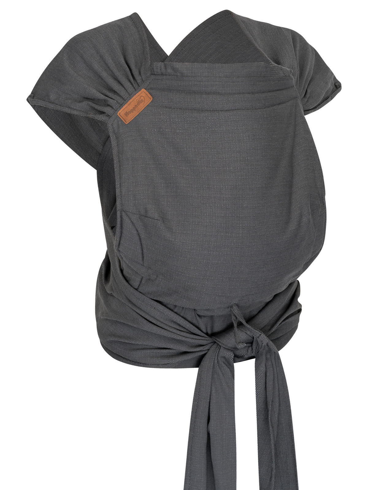 BABYTRAGE Hop-Tye Advanced - Dunkelgrau, Textil (26.5/7.2/38.5cm) - Hoppediz