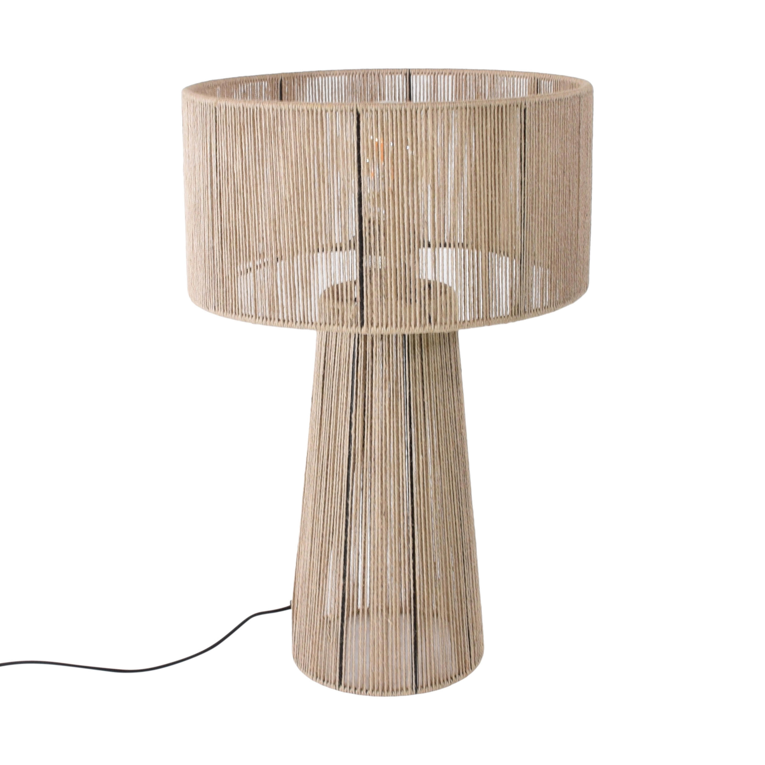 TISCHLAMPE Diro - Hellbraun, Metall (30/30/43cm) - Urban Interiors