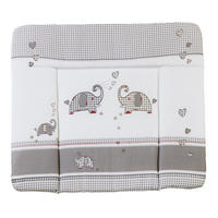 WICKELAUFLAGE Jumbo twins grau - Grau, Textil (85/75cm) - Roba