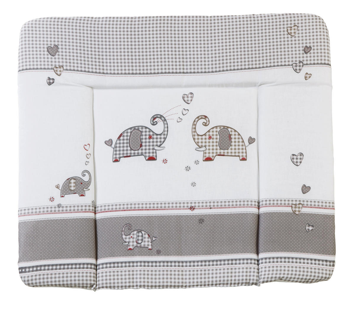 WICKELAUFLAGE Jumbo twins grau - Grau, Textil (85/75cm) - Roba