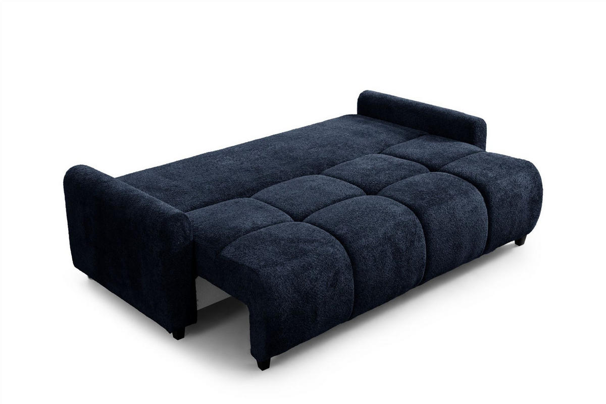 SCHLAFSOFA Giana - Dunkelblau, Holzwerkstoff/Textil (230/100/100cm) - Fun Möbel
