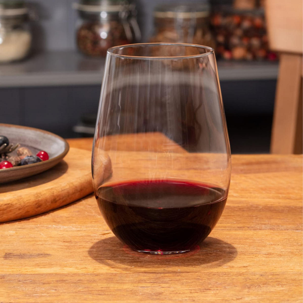 ROTWEINGLÄSER OHNE STIEL 6er-Set, 580 ml - Transparent, Glas (0.58L) - Krosno Glass