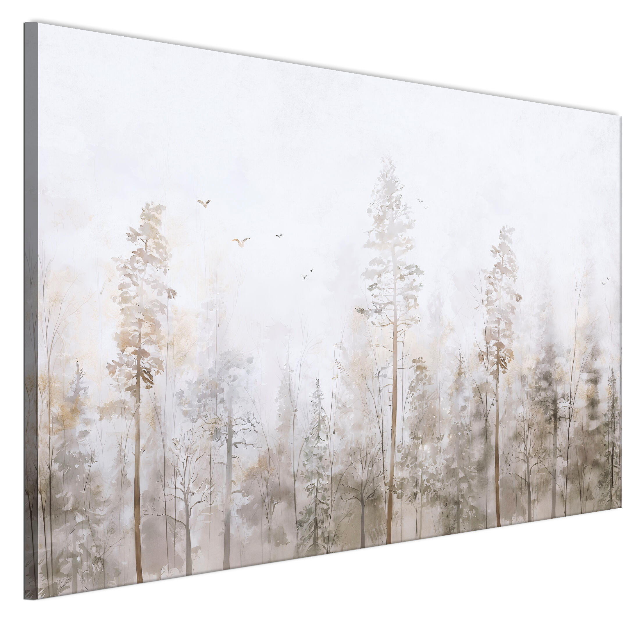 LEINWANDBILD Wald 90x60 cm - Multicolor, Holz (90/60cm) - LUMASOUL
