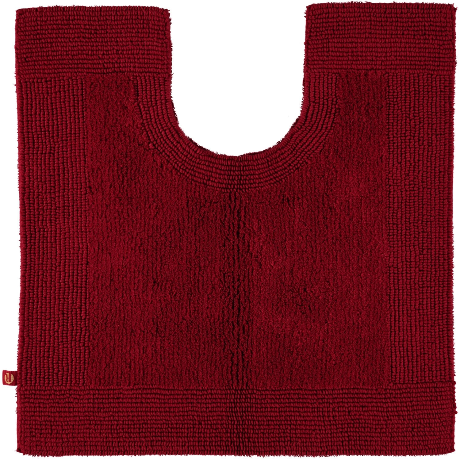 Rhomtuft Wc-Vorleger Rot 60x60 cm