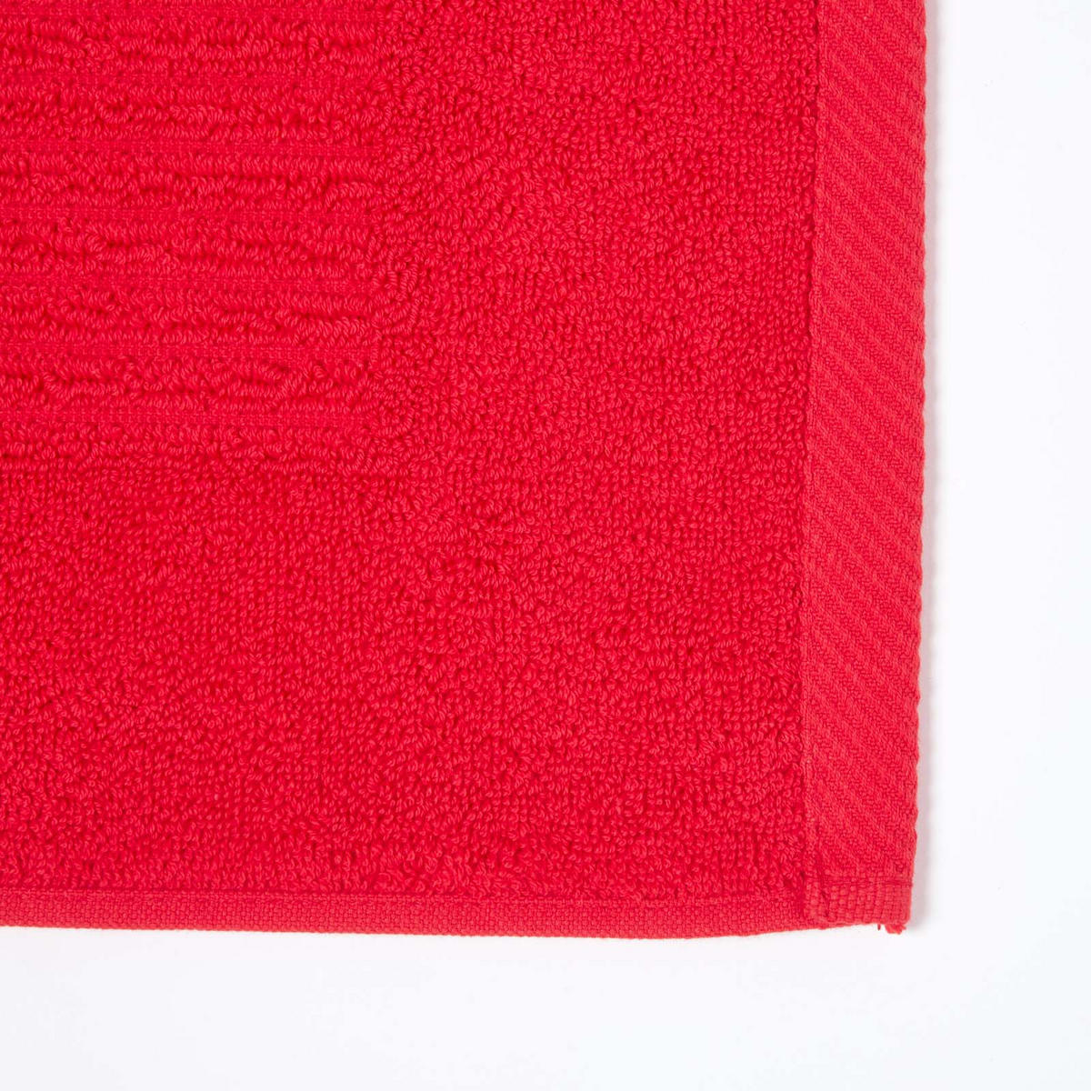 BADEMATTE Imperial 50/80 cm, Baumwolle - Rot, Textil (50/80cm) - Homescapes