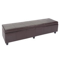 AUFBEWAHRUNGS-TRUHE XXL Braun - Braun, Textil (180/45/45cm) - MCW