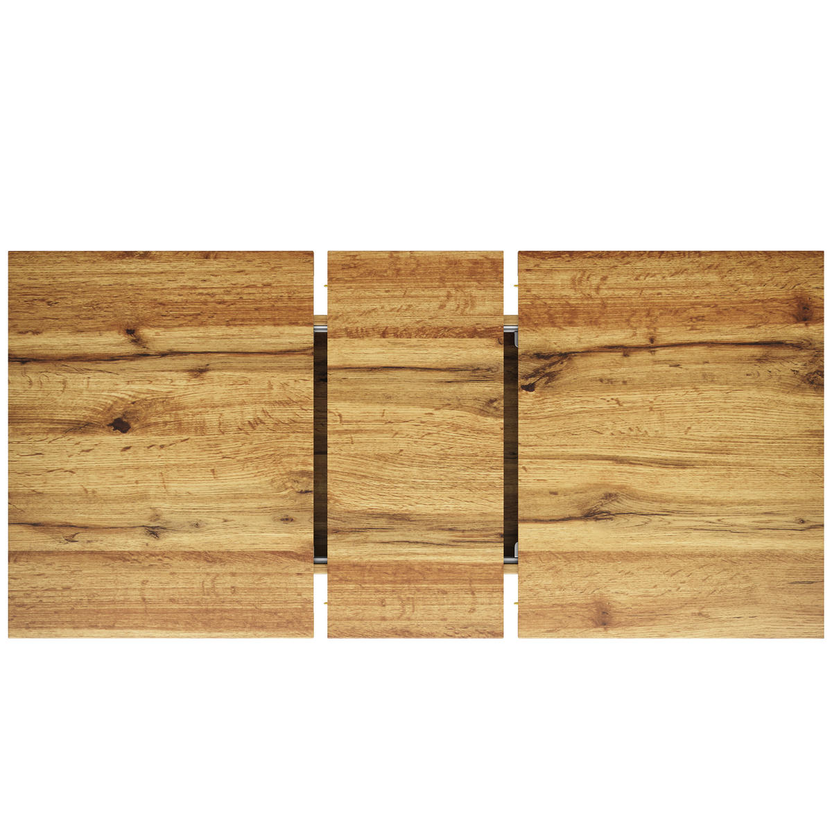 ESSTISCH, MDF mit Metallgestell, ausziehbar 120–160/80/66,1 cm, Walnuss-Optik - Walnussfarben, Holzwerkstoff (120/80/66.1cm) - Redom