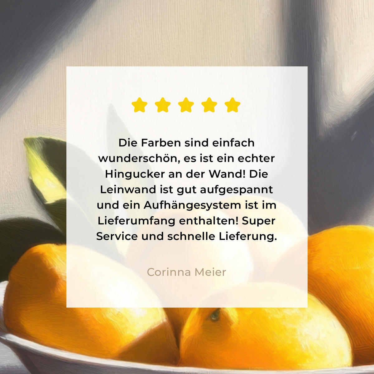 LEINWANDBILD Zitronen - Stilleben - Gelb 50x50 cm - Gelb, Textil (50/50cm) - MuchoWow