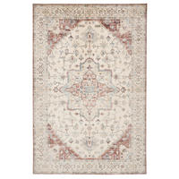 VINTAGE-TEPPICH Miray waschbar 120/170 cm - Rot/Multicolor, Kunststoff (120/170cm) - benuta Nest