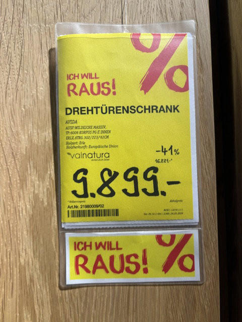 DREHTÜRENSCHRANK AVIDA - Valnatura