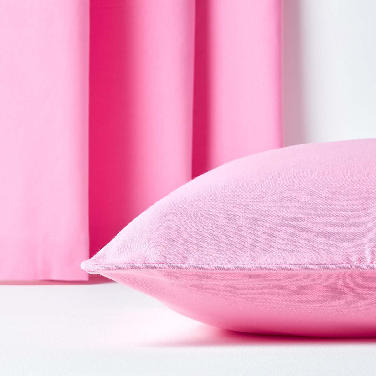 KISSENHÜLLE rosa 30/50 cm, 100% Baumwolle - Rosa, Textil (30/50cm) - Homescapes