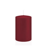 STUMPENKERZEN Bordeaux Ø 98 x 200 mm, 6 Stück - Bordeaux, Paraffin (10/20cm) - Wiedemann Kerzen