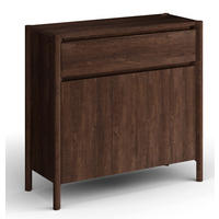 SCHUHSCHRANK Campi Eiche Tabak 83 / 33 / 80cm - Eichefarben, Holz (83/80/33cm) - Feldmann-Wohnen