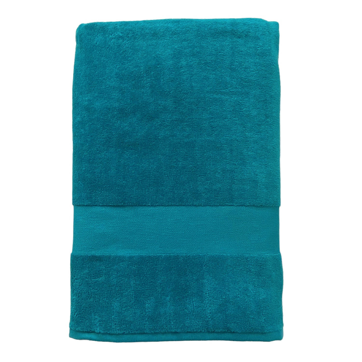 BADETUCH Velours uni Classy Lake 90x180 500g/m² - Blau, Textil (90/180cm) - LE COMPTOIR DE LA PLAGE
