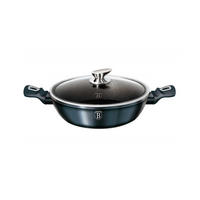 TOPF Türkis 28/28/7.8 cm BH1877 - Türkis, Metall (28cm) - Berlinger Haus
