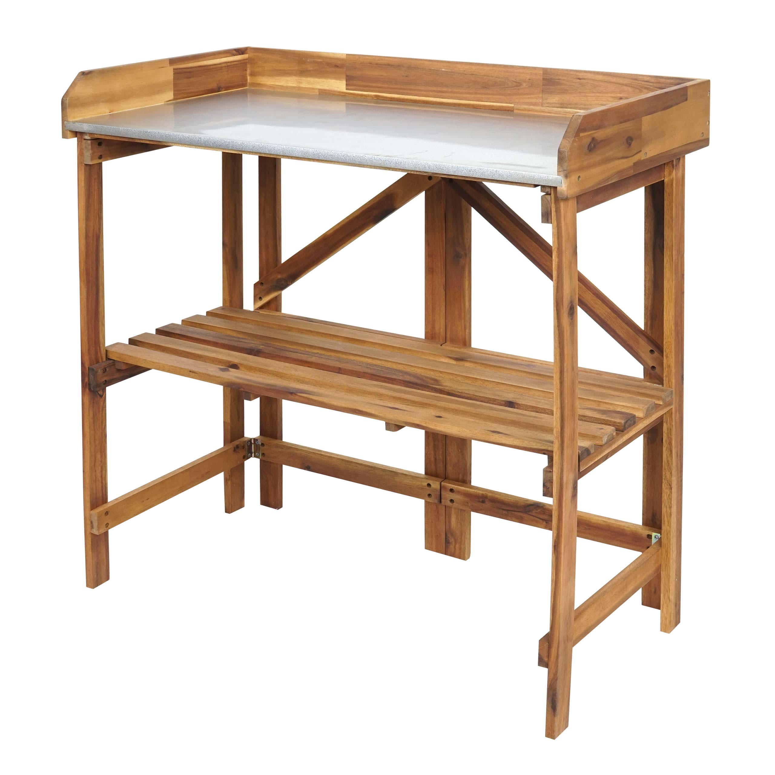 PFLANZTISCH Braun - Braun, Holz (44/86/89cm) - MCW