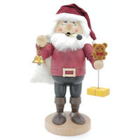 RAUCHFIGUR Wichtel Weihnachtsmann 23 cm - Multicolor, Holz (11/23/0.1cm)