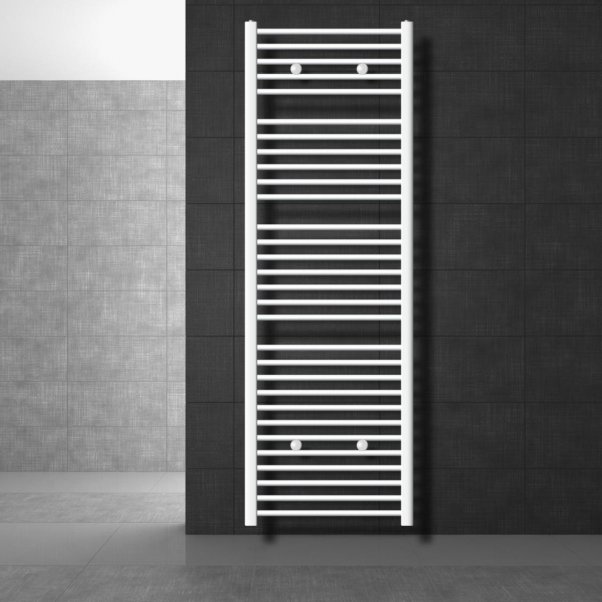 BADHEIZKÖRPER - Weiß, Metall (60/180/5cm) - LuxeBath