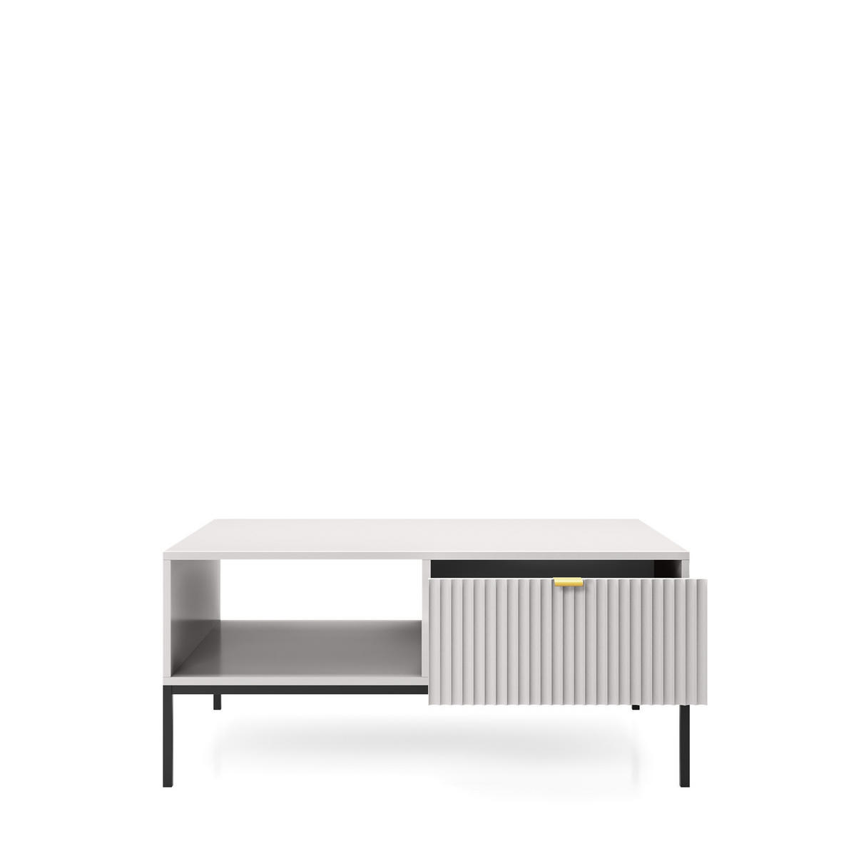 COUCHTISCH STELLARE 104/46/68 cm Grau - Grau, Holzwerkstoff (68/104/46cm) - MASSENO