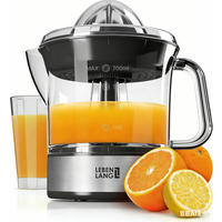 ELEKTRO-ZITRUSPRESSE - Grau, Glas/Metall (14.4/20/12.3cm) - LEBENLANG