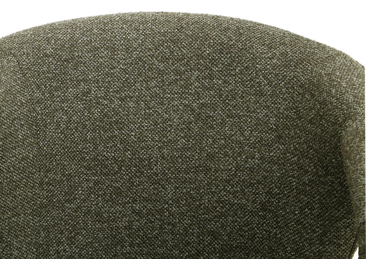 STUHL 100% Polyester 60 x 62 x 80 cm grün meliert POLSTERSTÜHLE #02 - Grün, Kunststoff (60/80/62cm) - Massivmoebel24