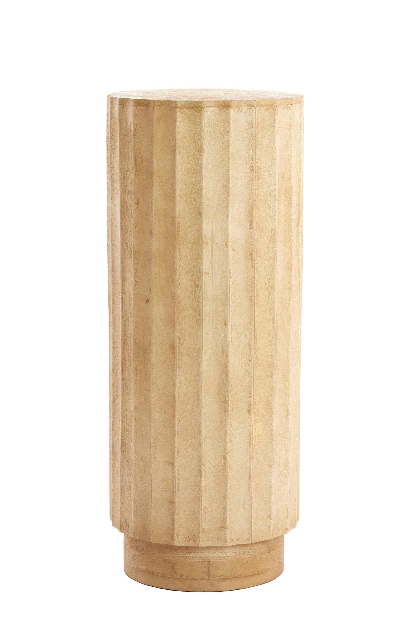 BLUMENSÄULE Ellena Braun 40/40/100 cm - Braun, Holz (40/40/100cm) - Light & Living