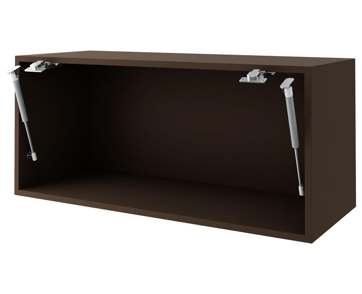 KLAPPHÄNGESCHRANK Essen W4BS/80/LAM Weiß Hochglanz / Eiche Artisan Matt 80 / 32,5 / 36cm - Weiß Hochglanz/Eiche Artisan, Holz/Holzwerkstoff (80/36/32.5cm) - Feldmann-Wohnen