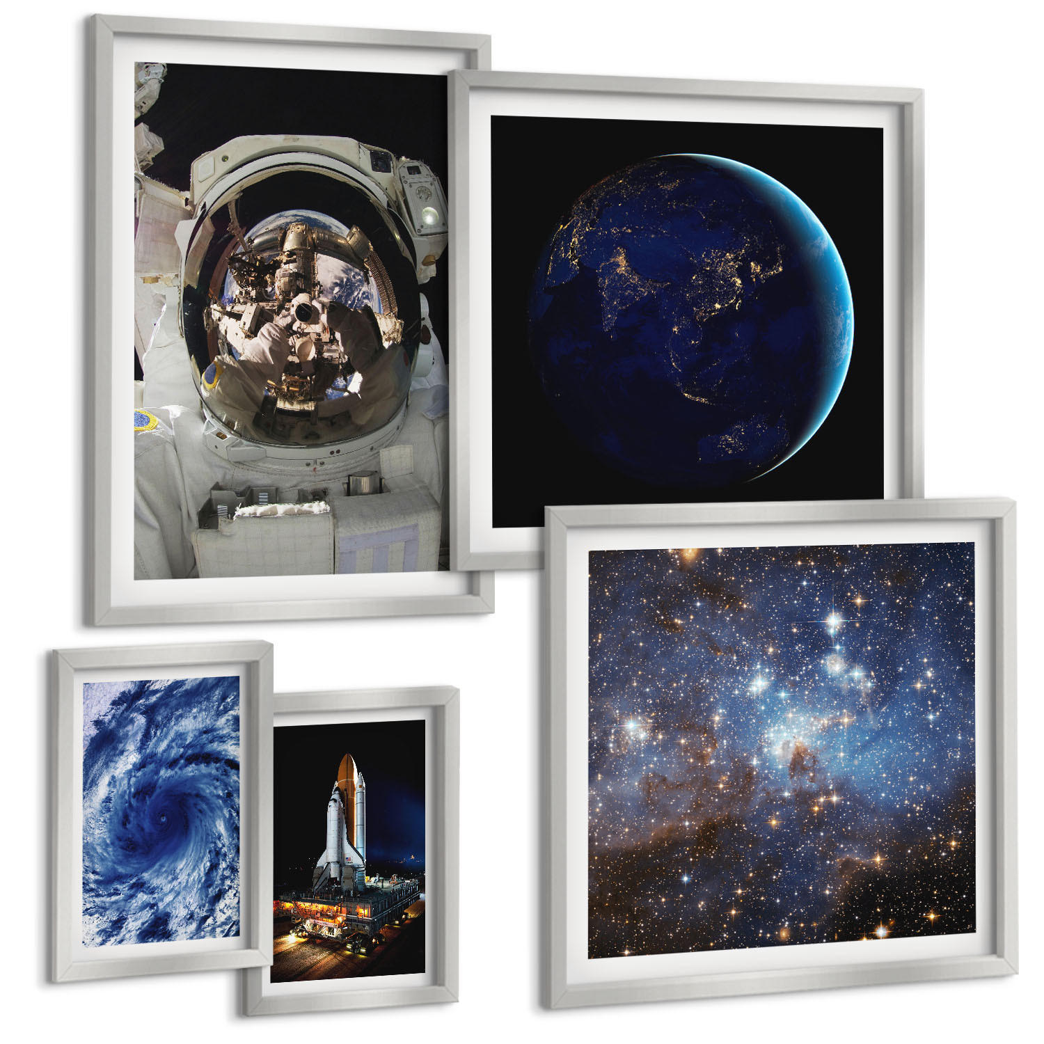 Tulup Bilder Silber 40x60 cm