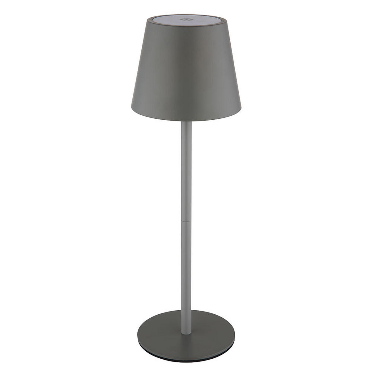 LED Tischleuchte VANNIE I Grau 2er Set - Grau, Metall (11.5/11.5/36cm) - Globo Lighting