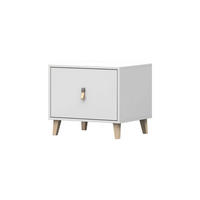 KINDER-NACHTTISCH FAGOT 22 55/45/45 in Weiß Scandi-Still - Weiß, Holzwerkstoff (55/45/45cm) - Deine Möbel 24