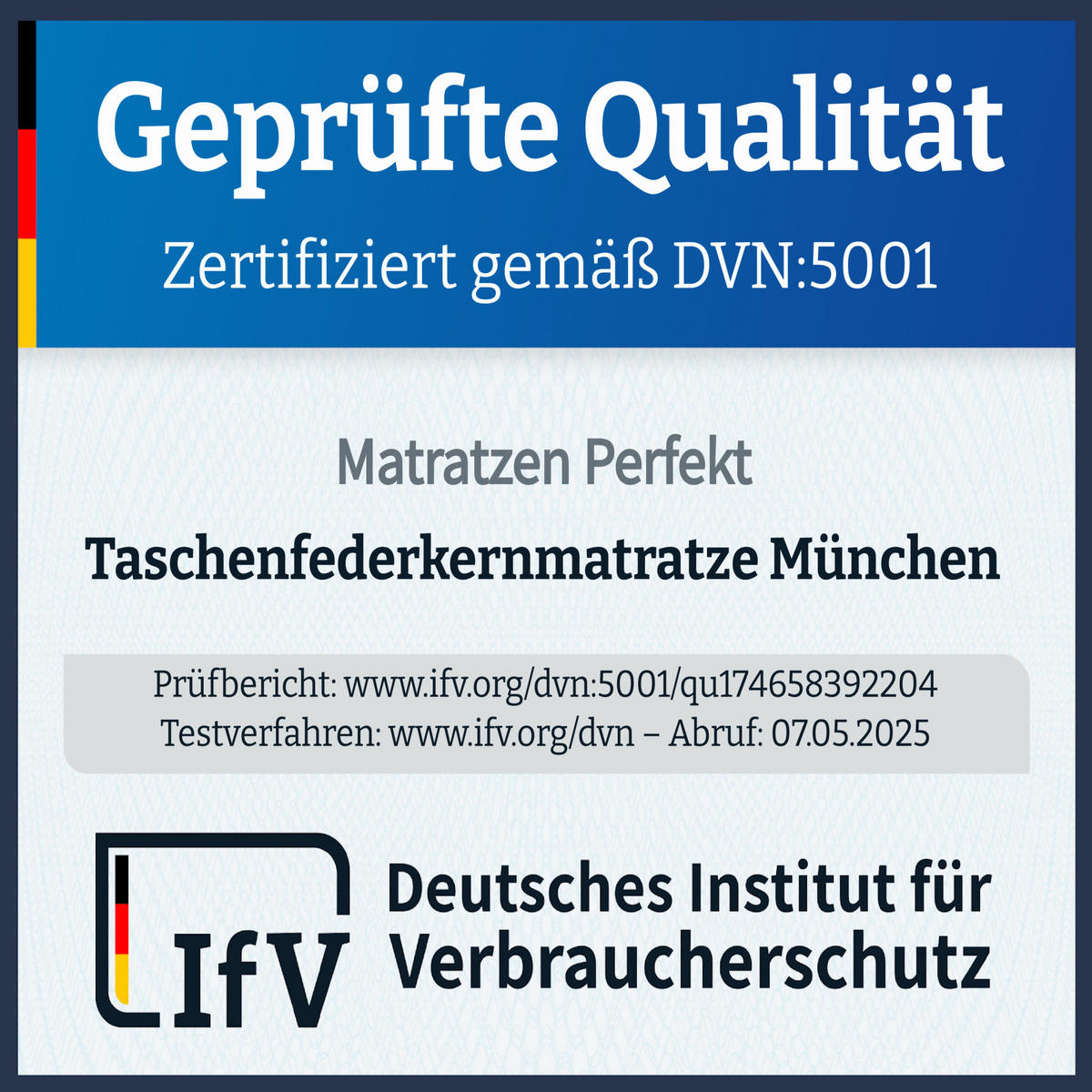 TASCHENFEDERKERNMATRATZE München 100 x 200 cm 23 cm Höhe H2 1000 Federn 7 Zonen - Weiß, Textil (100/200cm) - Matratzen Perfekt