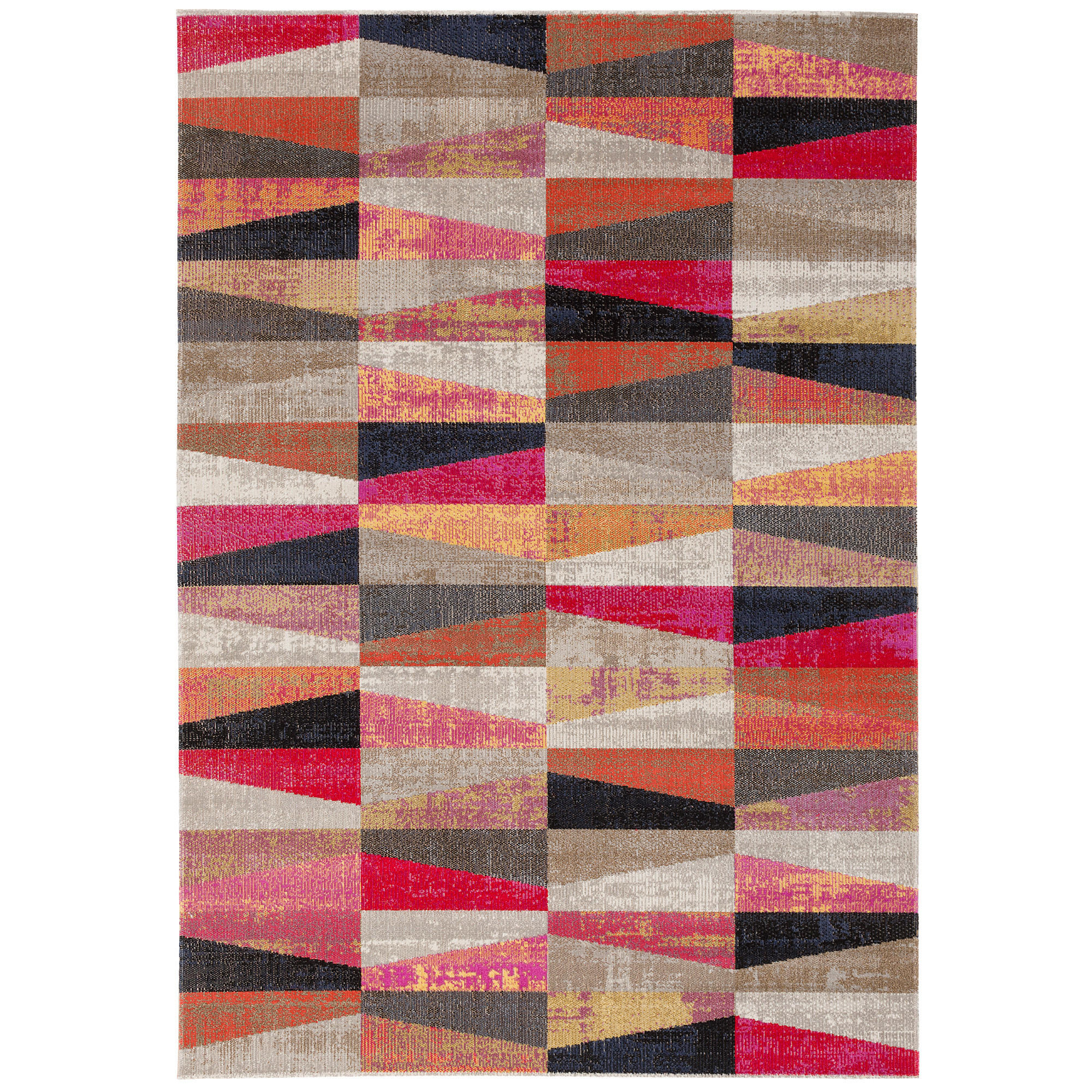 DESIGNER TEPPICH VINTAGE ZOE ORIENT MODERN MIX - Multicolor, Textil (160/230cm) - Pergamon