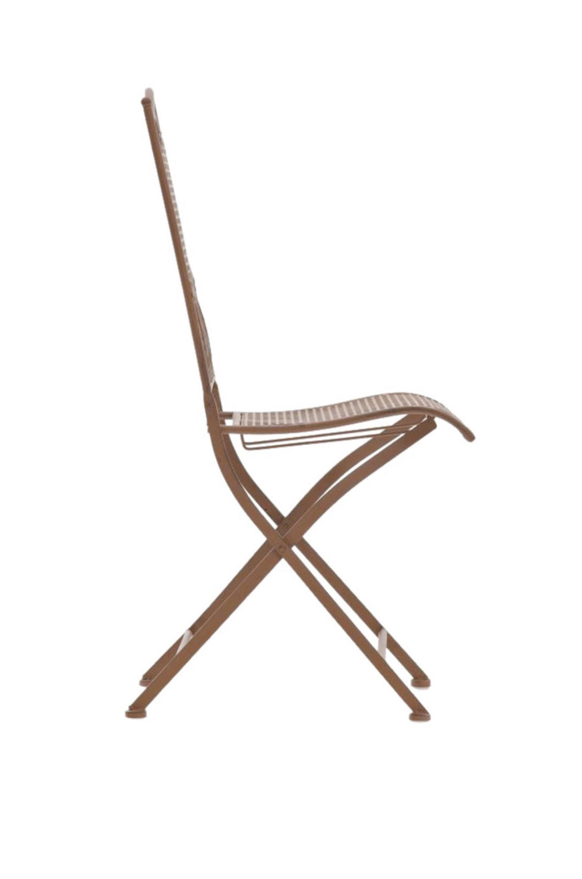 GARTENSTÜHLE Kirstin - 2er Set - antik braun - Braun, Metall (41/50/91cm) - TPFGarden