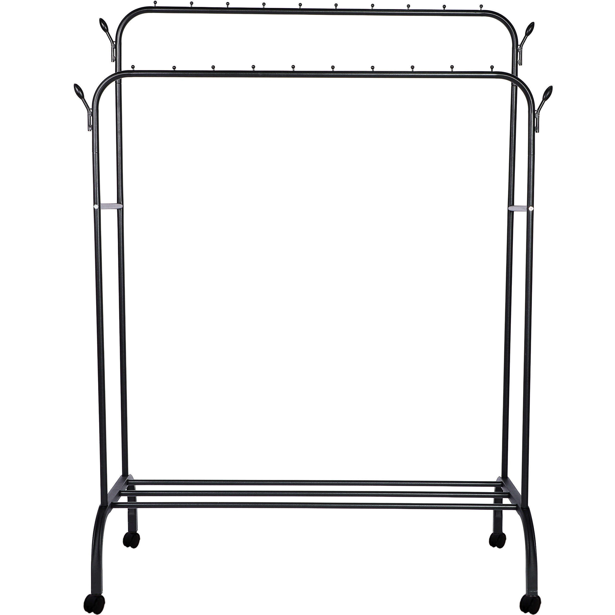 KLEIDERSTÄNDER - Schwarz, Metall (110/154/57.5cm) - KRUMAD
