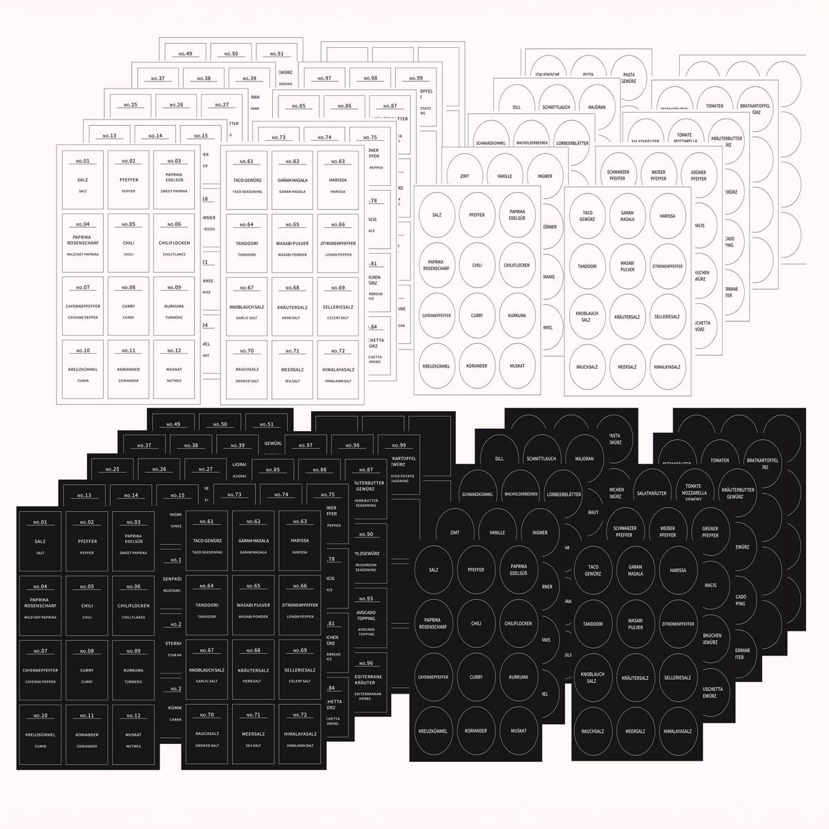 KRYDDHYLLA Silver 24-pack - Silverfärgad, Glas/Metall (25/37/12cm) - Relaxdays