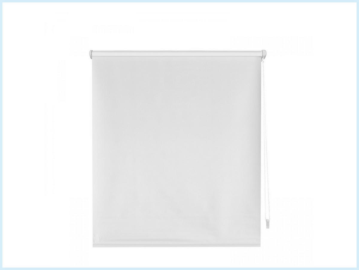 ROLLO Easyfix Polyester Opaque Grauweiß 37x180 - Hellgrau, Textil (37/180/1cm) - Purline