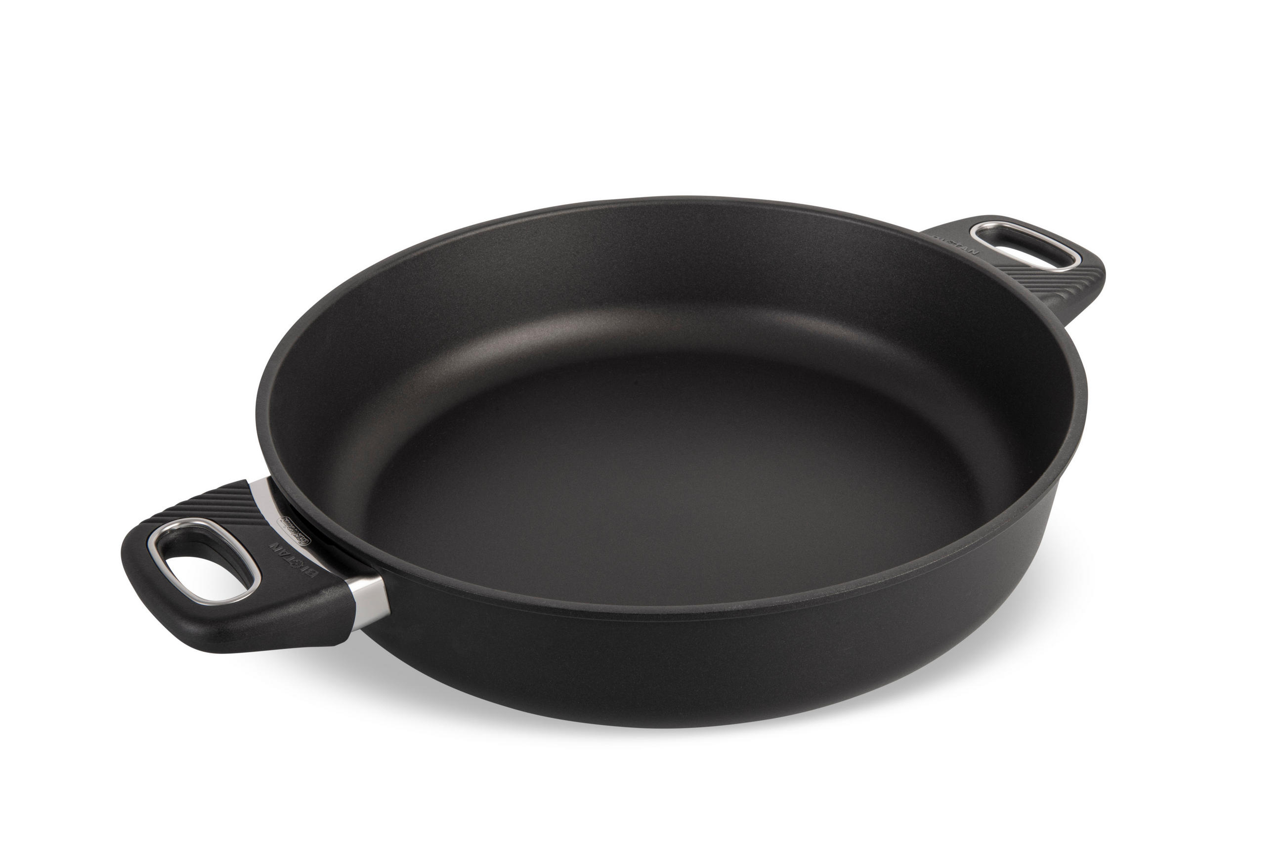 SERVIERPFANNE INDUKTION ⌀32cm - Schwarz, Kunststoff/Metall (32cm) - Gastrolux