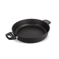 SERVIERPFANNE Ø32cm - Schwarz, Kunststoff/Metall (32cm) - Gastrolux