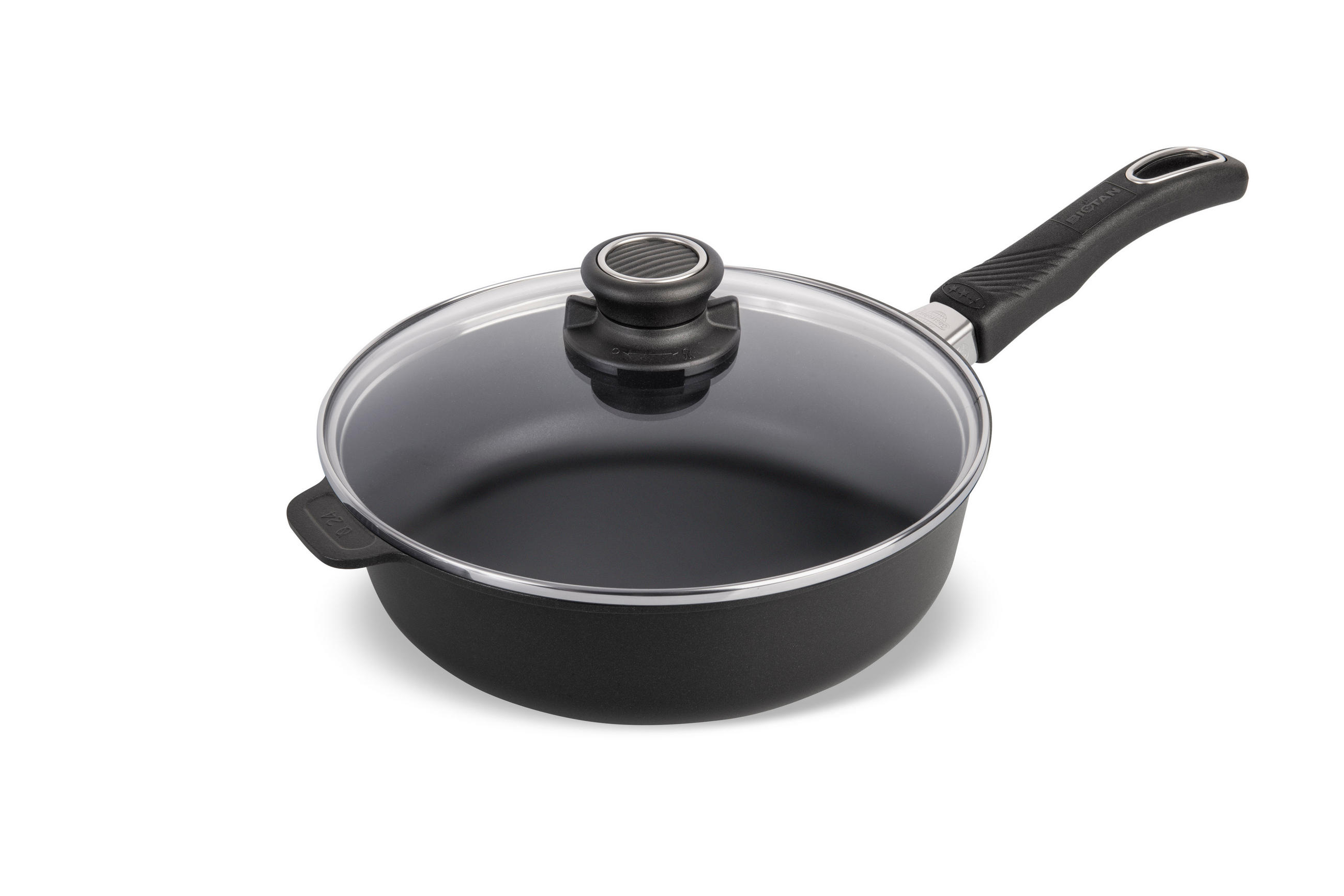 HOCHRANDPFANNE INDUKTION ⌀24cm - Schwarz, Kunststoff/Metall (24cm) - Gastrolux