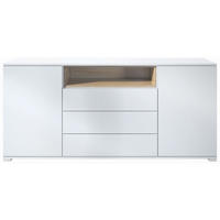 SIDEBOARD Skadu Eiche sägerau - Eiche San Remo, Holzwerkstoff (166.5/75.5/35cm) - Vladon