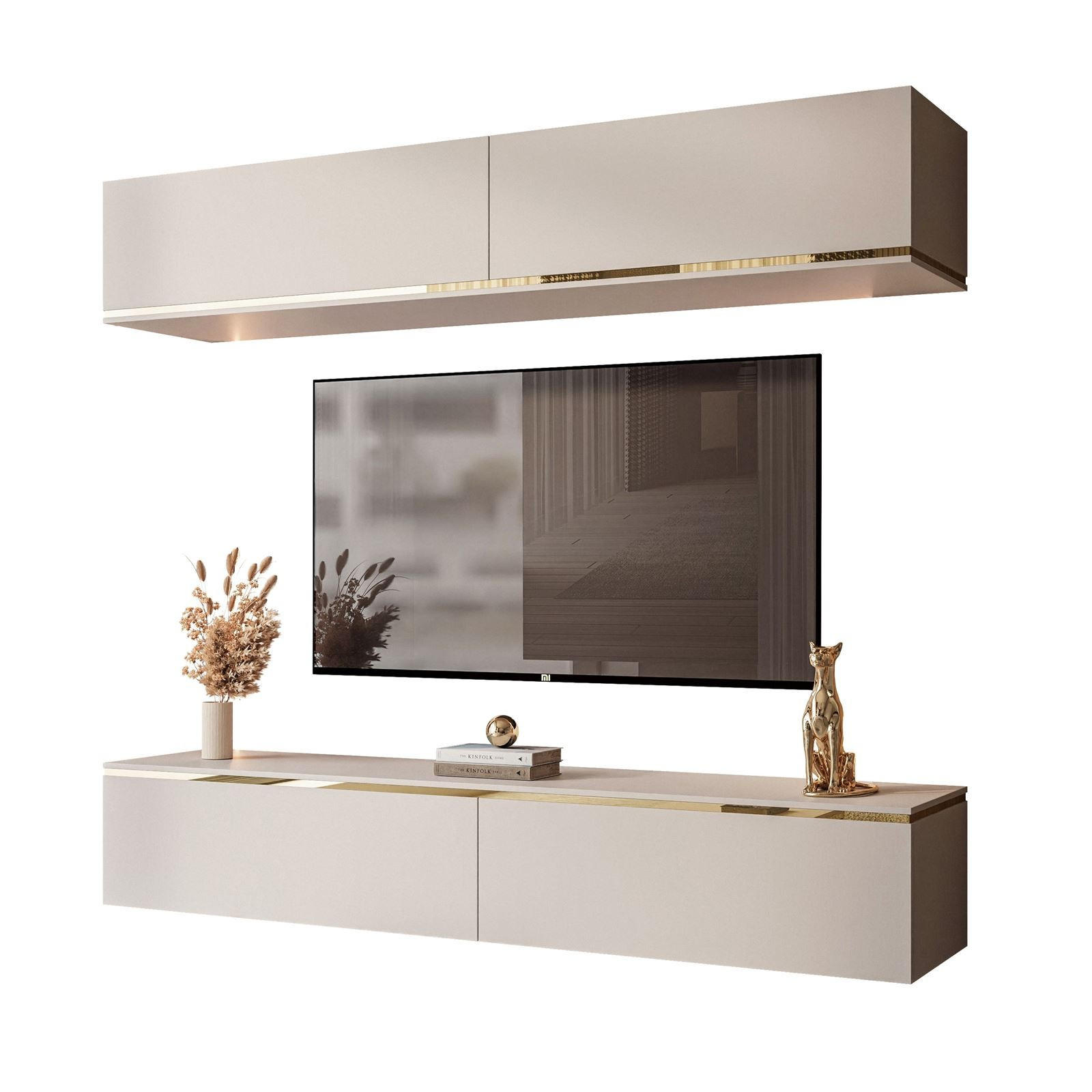 Lookway Wohnwand Kaschmir 180x32x40 cm