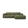 ECKSOFA rechts Molino aus strukturiertem Stoff hellgrün 4 Sitzplätze - Hellgrün, Textil (170/250cm) - Micadoni