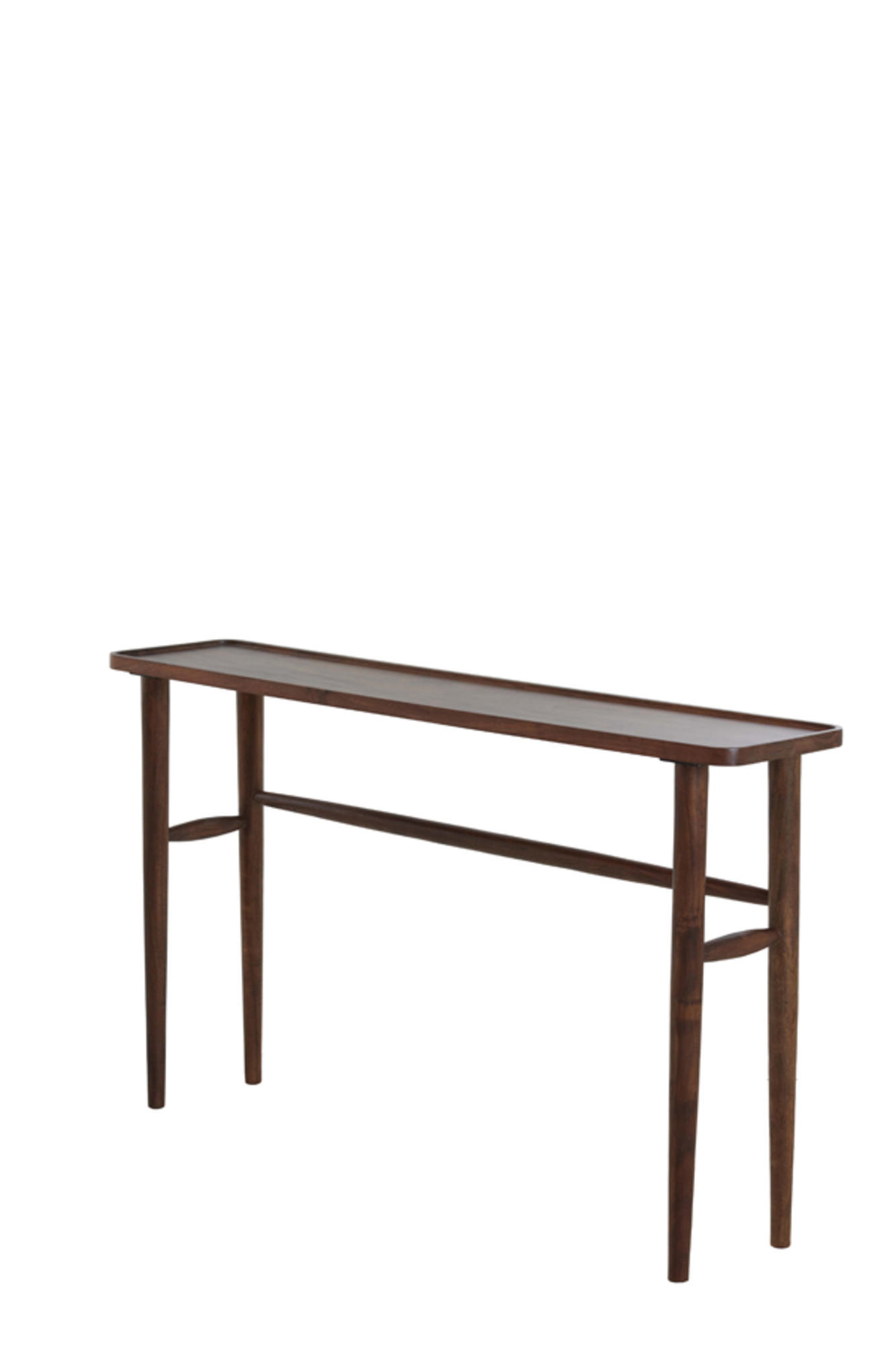KONSOLENTISCH Qiano Braun 140/30/82 cm - Dunkelbraun, Holz (140/30/82cm) - Light & Living
