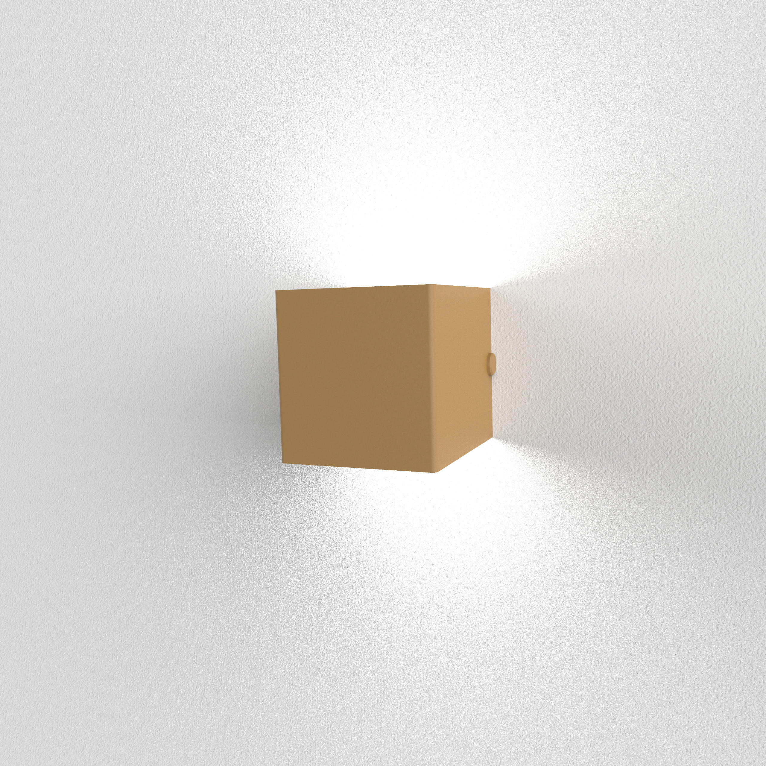 WANDLEUCHTE Desmo - Goldfarben, Metall (10/10/10cm) - Lumicom