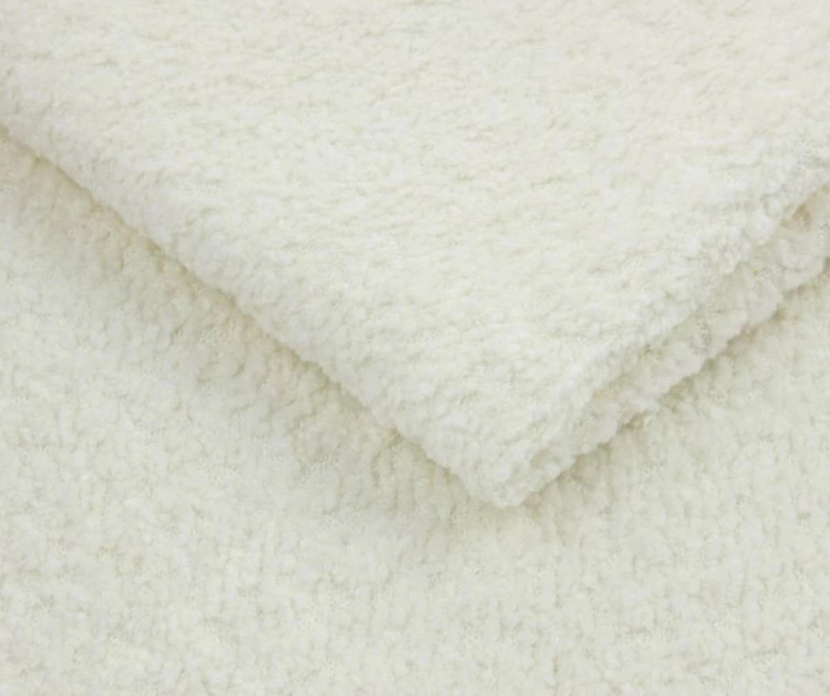 ECKSOFA Flow Weiß, mit Schlaffunktion und Kissen in Abriamo Stoff, rechte seite - Weiß, Holzwerkstoff/Textil (277/157cm) - Bettso