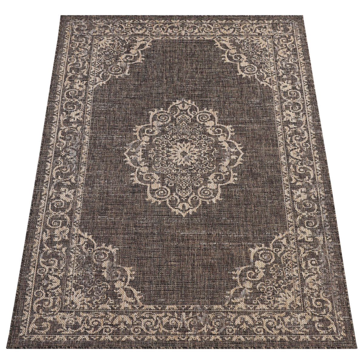 TEPPICH MELISSA DUNKELBRAUN 90/150 cm - Dunkelbraun, Textil (90/150cm) - Tapiso